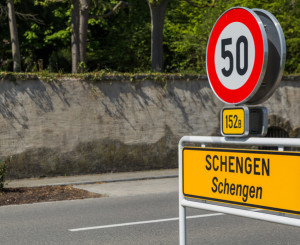 Schengen Schild