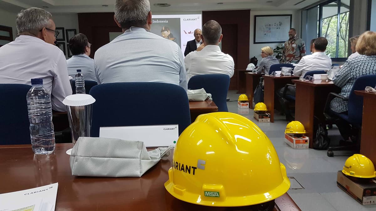 Bei einem Firmenbesuch in Tangerang