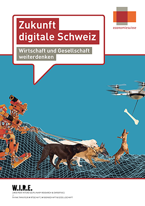 Titelseit der Broschüre digitale Zukunft Schweiz