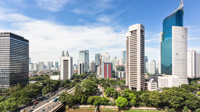 Stadtansicht Jakartas