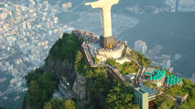 Cristo Redentor Blick über Rio de Janeiro