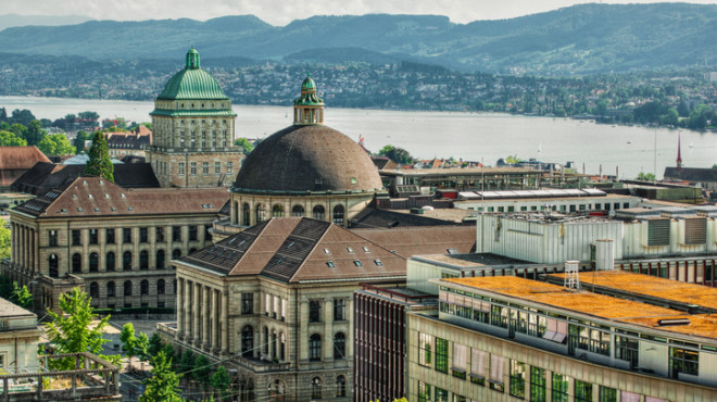 Symbolbild: Das Gebäude der ETH Zürich